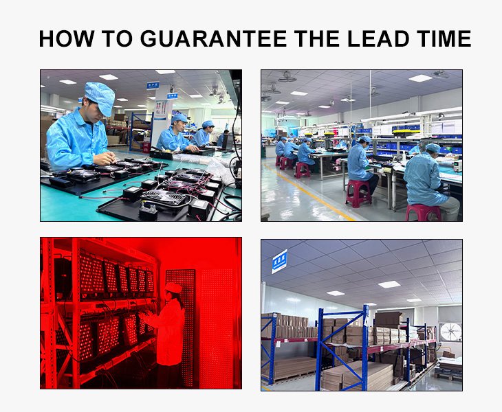 How We Guarantee Stable Lead Time for Half Body Red Light Panels