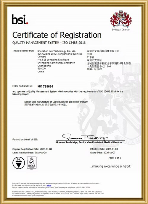 RICOVSUN ISO 13485 Medical Device Quality Certification