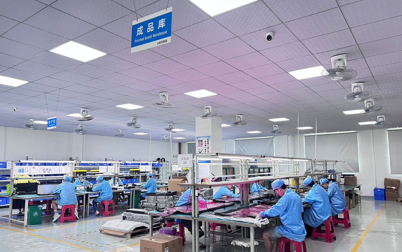 RICOVSUN red light therapy factory and manufacturing facility