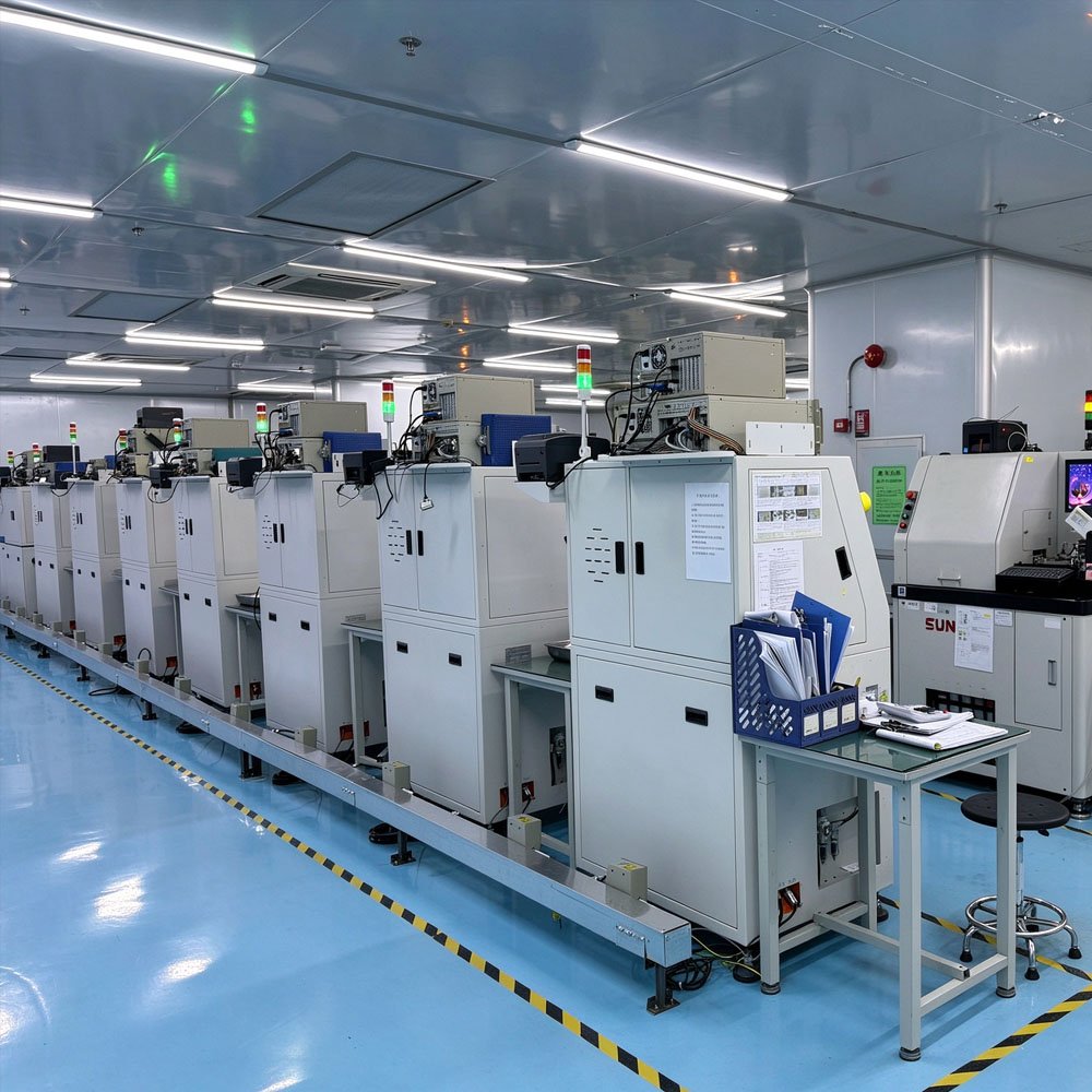 Red light therapy product testing and R&D equipment at RICOVSUN