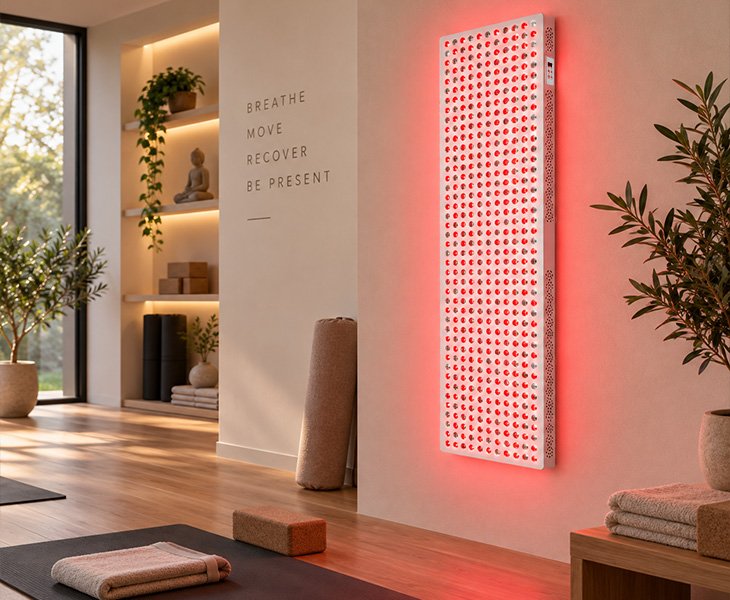 Large Red Light Therapy Panel Customized Installation