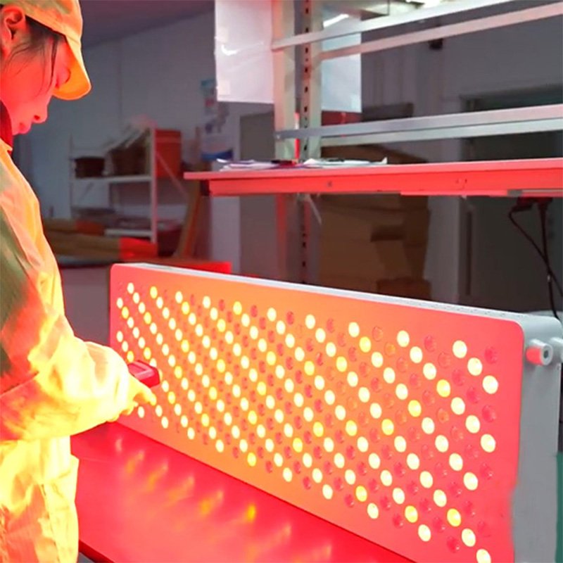 RICOVSUN red light therapy panel Quality Testing