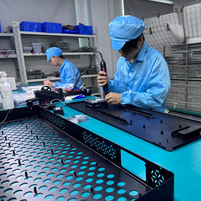 RICOVSUN red light therapy panel manufacturing production line
