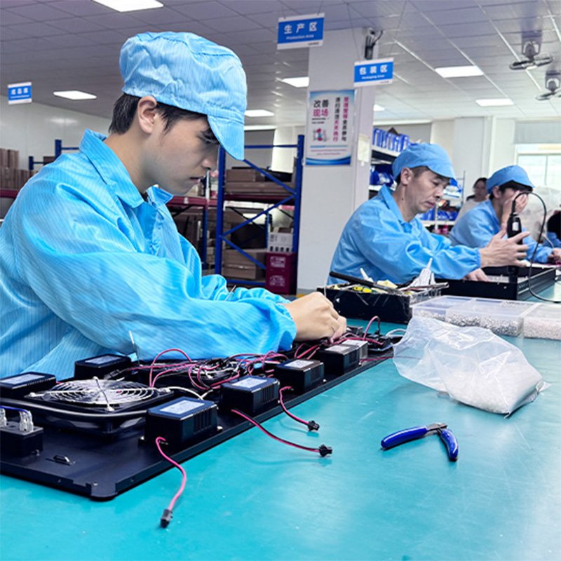 RICOVSUN red light therapy panel manufacturing production line