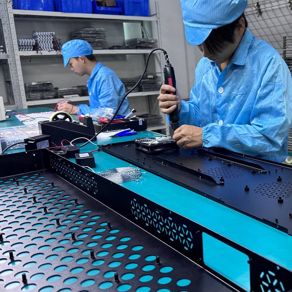 RICOVSUN red light therapy panel manufacturing production line