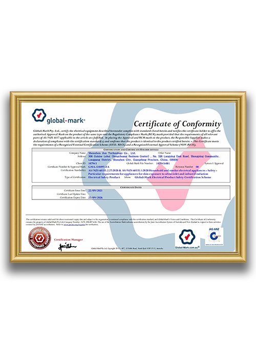 RICOVSUN Global Mark Product Safety Certification