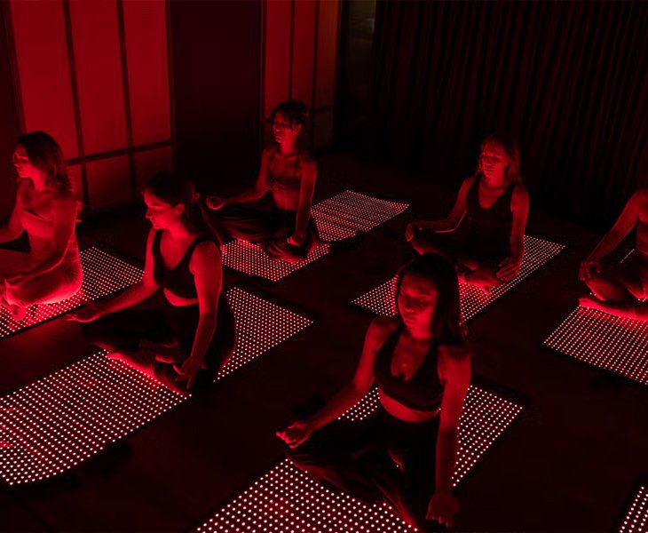 RICOVSUN red light therapy mats for commercial group wellness classes
