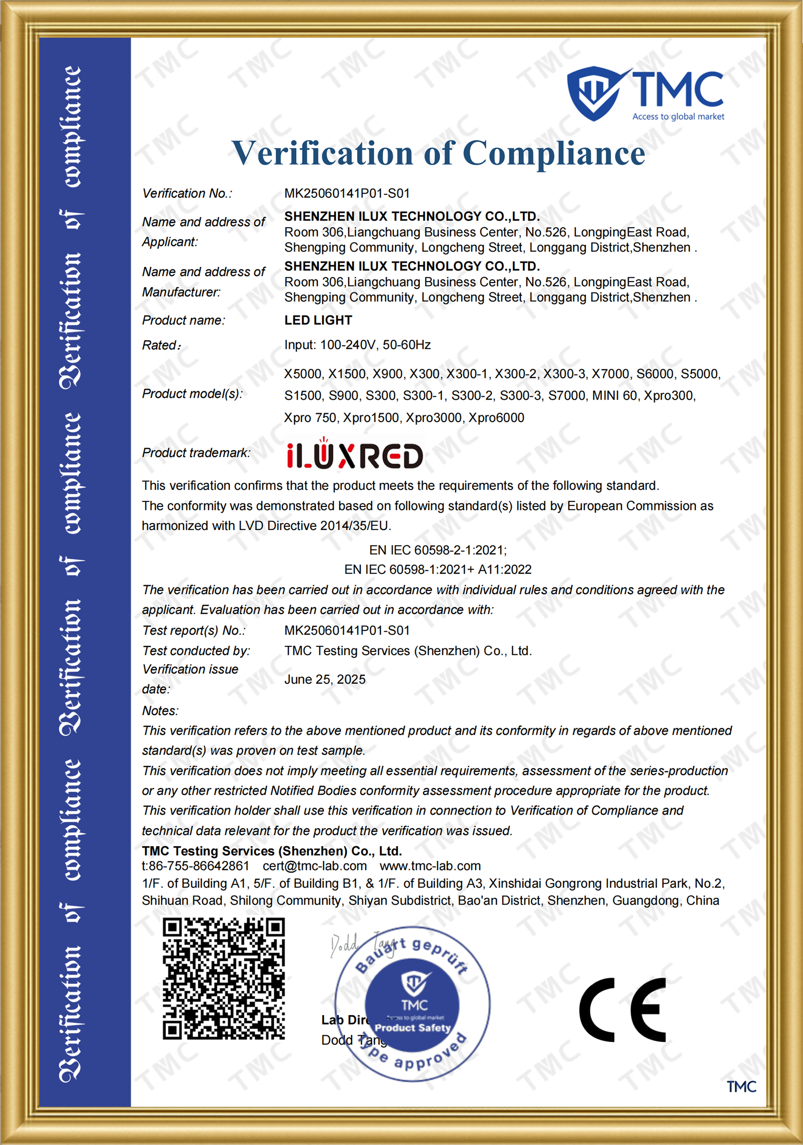 RICOVSUN CE Certified Red Light Therapy Devices