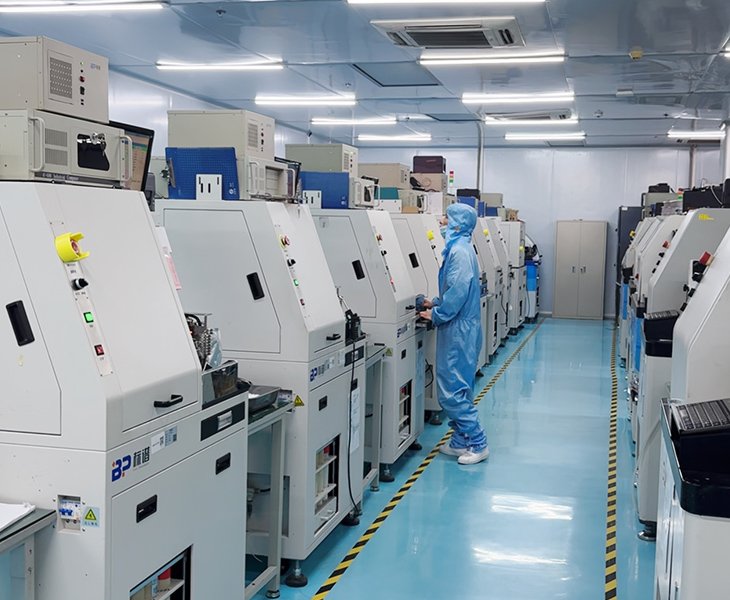 Red light therapy product development equipment at RICOVSUN factory