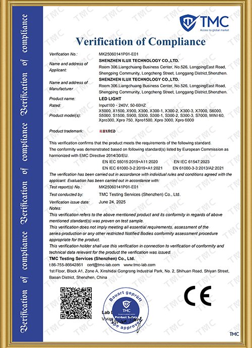 RICOVSUN EMC Compliance Testing Certification for Devices