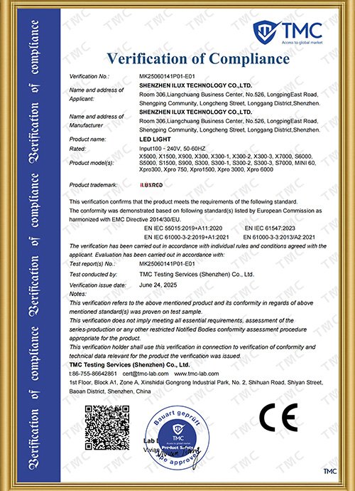 RICOVSUN EMC Compliance Testing Certification for Devices