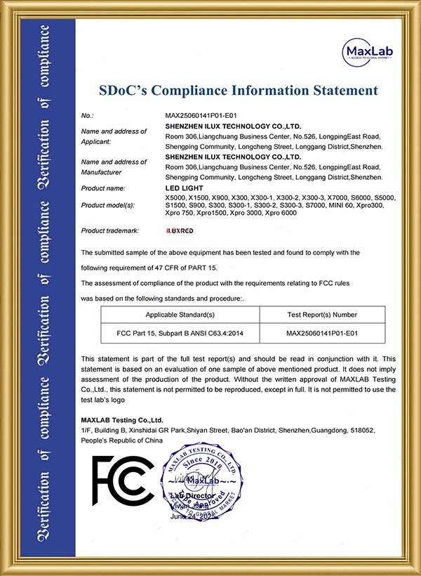 RICOVSUN FCC Certified Red Light Therapy Devices