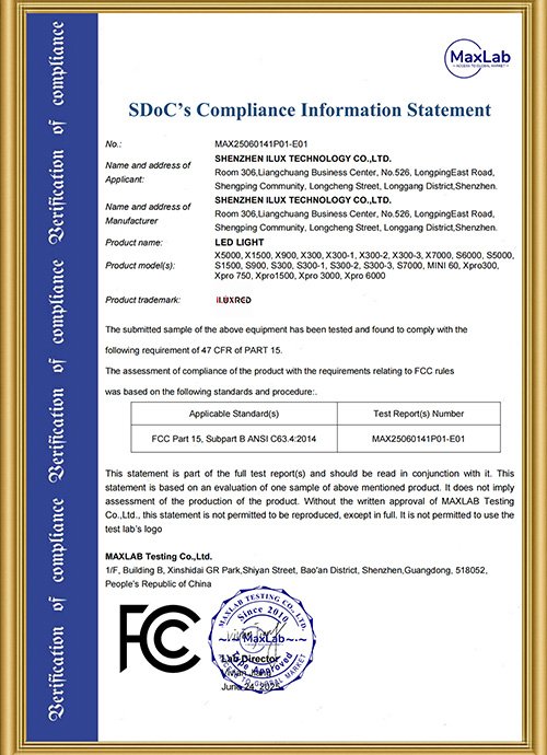 RICOVSUN FCC Certified Red Light Therapy Devices