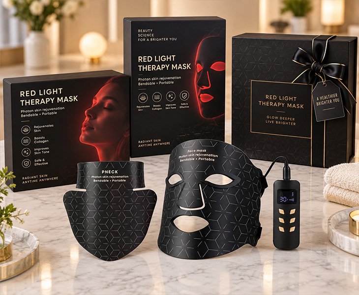 How We Customize Gift Box for the RICOVSUN LED Light Therapy Mask